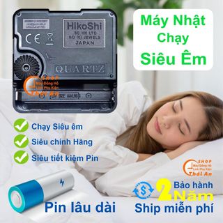 Máy Đồng hồ Treo tường Nhật Bản, Thay thế máy hỏng (BH 2 năm)