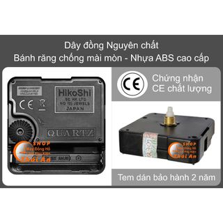 Máy Đồng hồ Treo tường Nhật Bản, Thay thế máy hỏng (BH 2 năm)