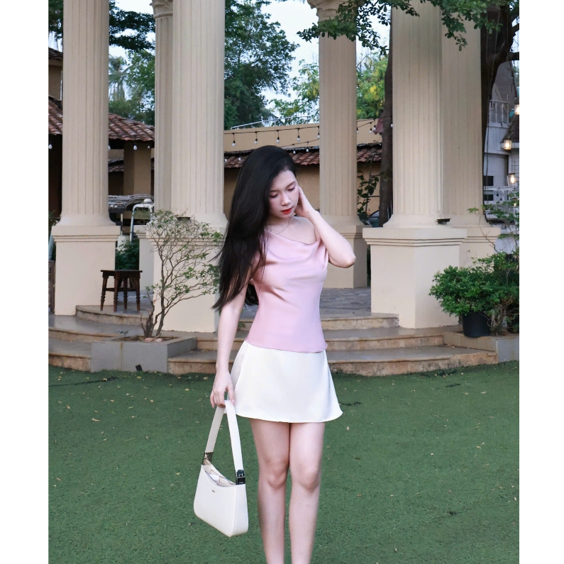 LYC FASHION - Chân Váy Lụa Ngắn Hàn Châu Có Dây Kéo (không có quần bảo hộ) | BigBuy360 - bigbuy360.vn