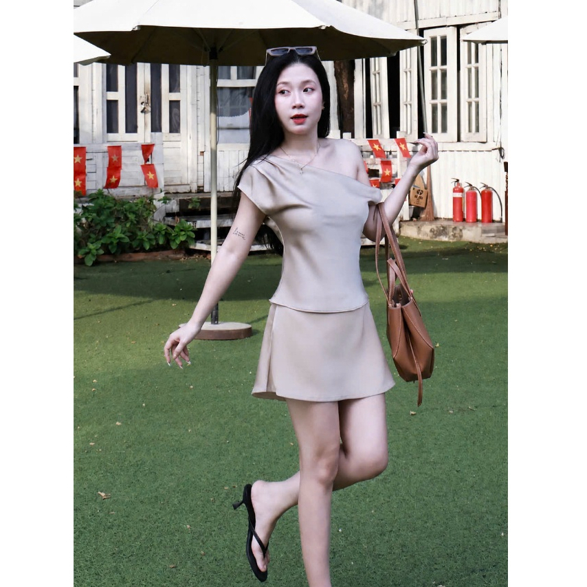 LYC FASHION - Chân Váy Lụa Ngắn Hàn Châu Có Dây Kéo (không có quần bảo hộ) | BigBuy360 - bigbuy360.vn