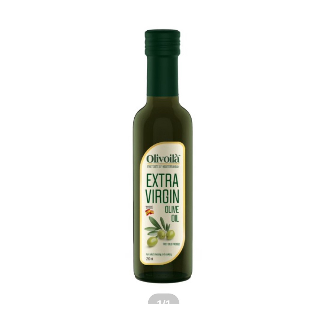 Dầu Olive Extra Virgin Olivoila 250ml.