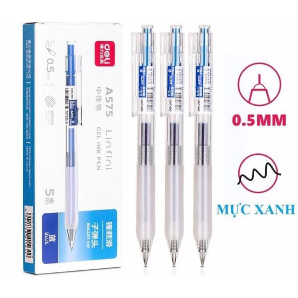 Bút Deli G575, ruột G97