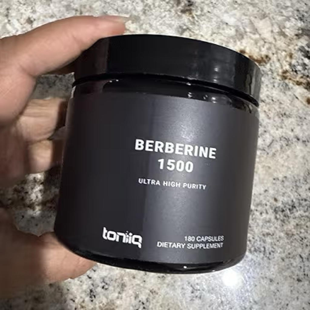 Toniiq Ultra High Strength Berberine HCL - Viên Uống Giảm Cholesterol, Kiểm Soát Đường Huyết và Hỗ T