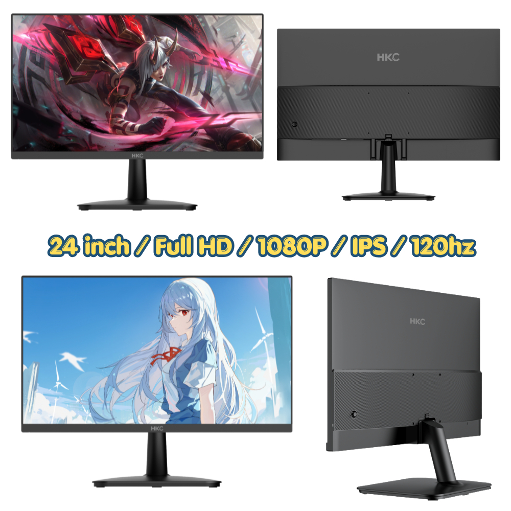 Màn hình 24 Inch HKC 24 inch - Tần số 120hz - Tấm nền IPS - Bảo hành 2 năm -  Full Viền siêu mỏng | BigBuy360 - bigbuy360.vn