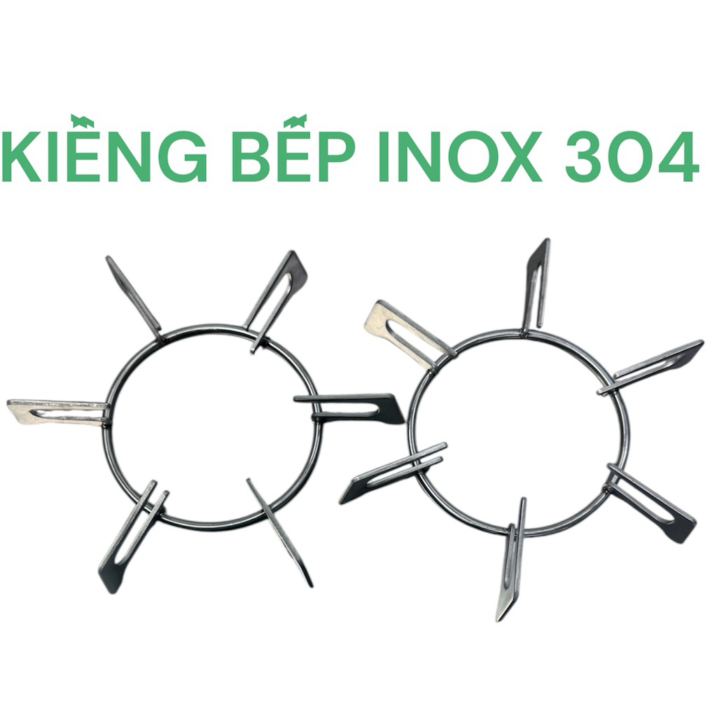 Kiềng inox 304 dành cho bếp gas Rinai nội địa Nhật,dùng bếp đời thấp và đời cao điều dùng được .