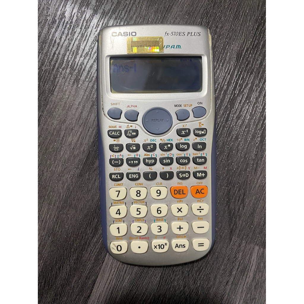 MÁY TÍNH CASIO FX 570 ES PLUS máy tính học sinh cũ