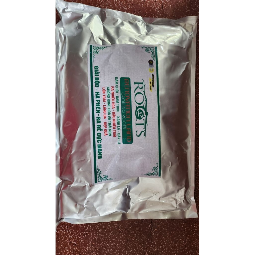 phân bón hữu cơ rễ organic root 2 5kg. xanh lá, trái to, kích rễ mạnh