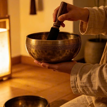 Chuông Xoay Nepal, Chuông Đồng Tụng Kinh [Mật Tông Việt Nam] Chất Liệu Cao Cấp, Âm Thanh Trong Trẻo