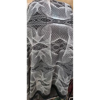 Vải thun poly hoa 3D