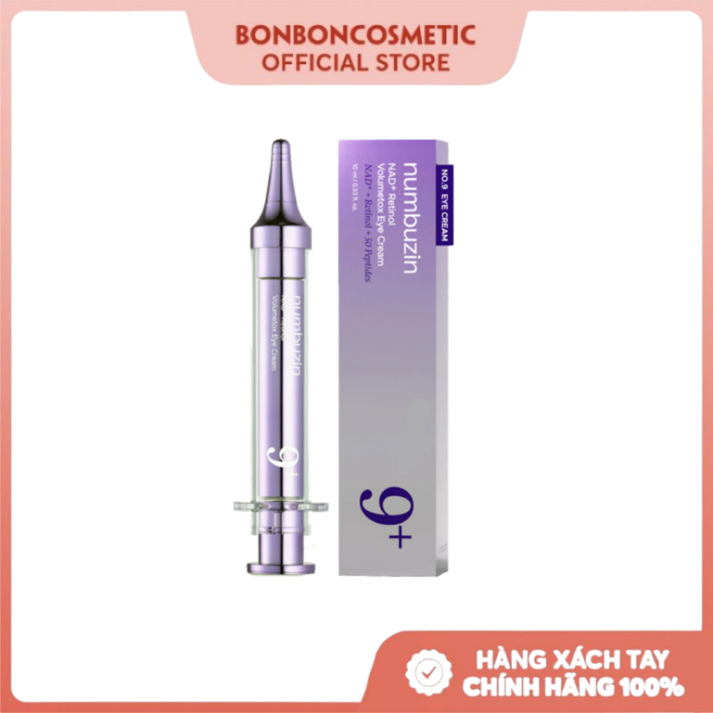 Kem Dưỡng Mắt Numbuzin No.9 Nad+ Retinol Volumetox Eye Cream