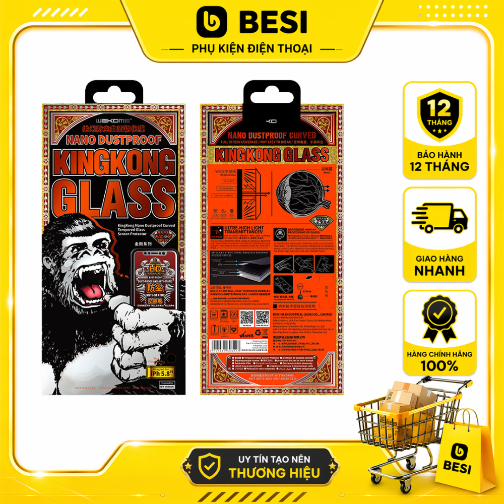 Kính Cường Lực WEKOME WTP-029 Screen Protector