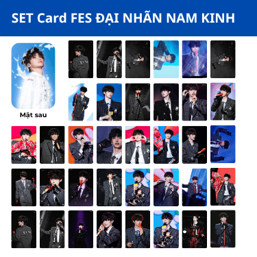 Set card ảnh tử du lễ hội âm nhạc đại nhãn nam kinh