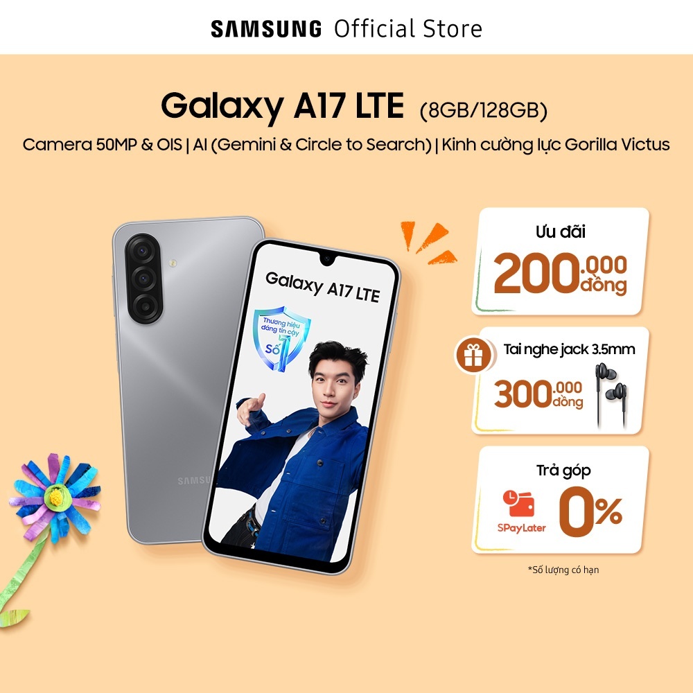 Điện Thoại Samsung Galaxy A17 LTE 8GB/128GB