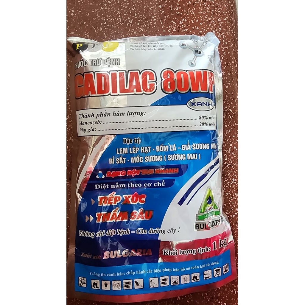 thuốc trừ bệnh cadilac xanh 1kg. hàng xịn bulgaria