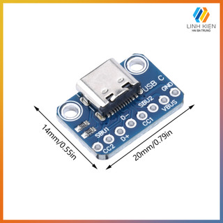 [Có sẵn] PCB chuyển đổi USB-A, USB-B, Micro USB, Mini USB, Type-C ra chân cắm 2.54mm