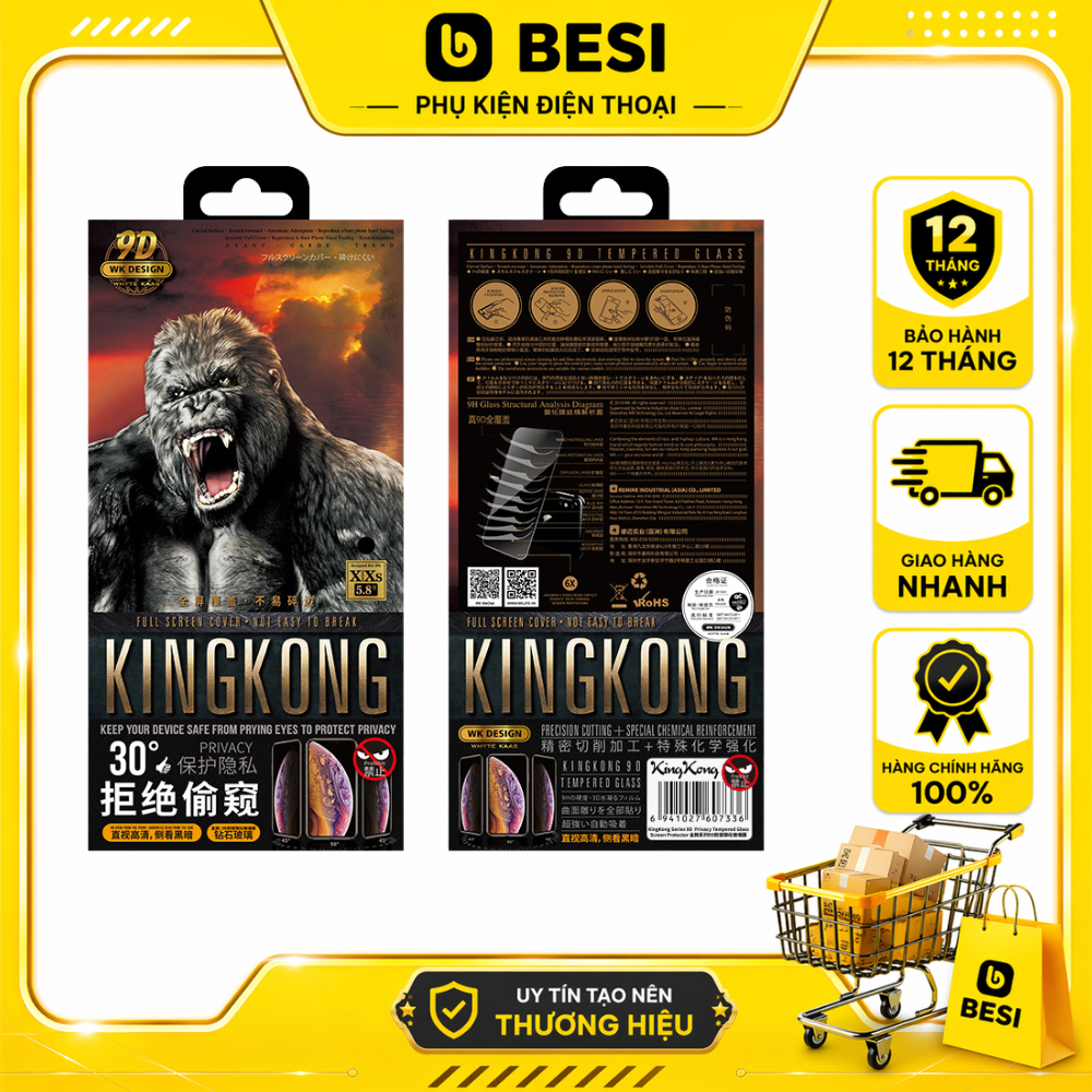Kính Cường Lực WEKOME Screen Protector WTP-026