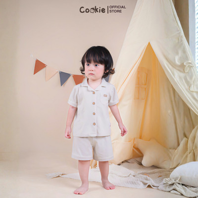 Bộ Quần Áo Pyjama COOKIE, Bộ Pyjama Phối Lé Chất Modal Cho Bé Từ 6 Đến 4 Tuổi 2026