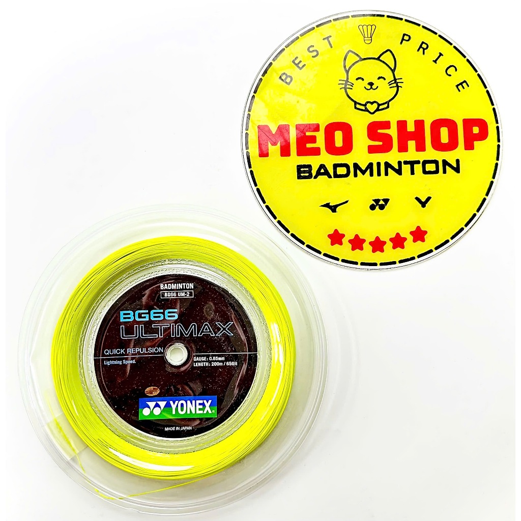 Dây cước căng vợt Yonex BG 66 Ultimax Cuộn 200M