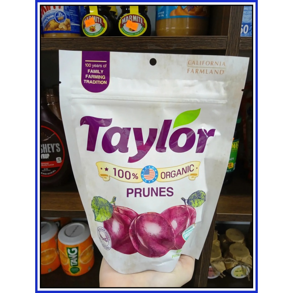 Taylor Organic Prunes Mận Mỹ Hữu Cơ 250g