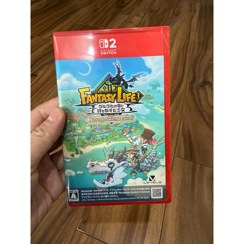 Đĩa Game Fantasy Life i: The Girl Who Steals Time – Nintendo Switch 2 Edition bản JP hỗ trợ tiếng An