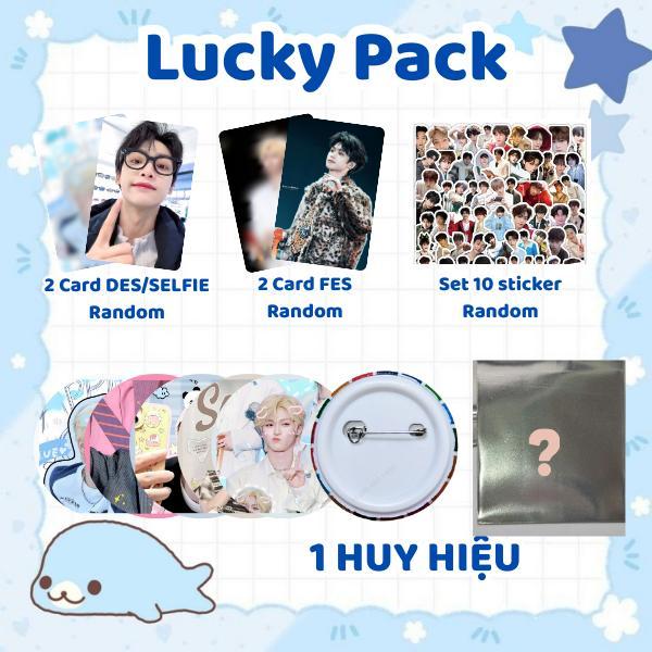 LUCKY PACK ziyu tử du set card ảnh bo góc standee sticker
