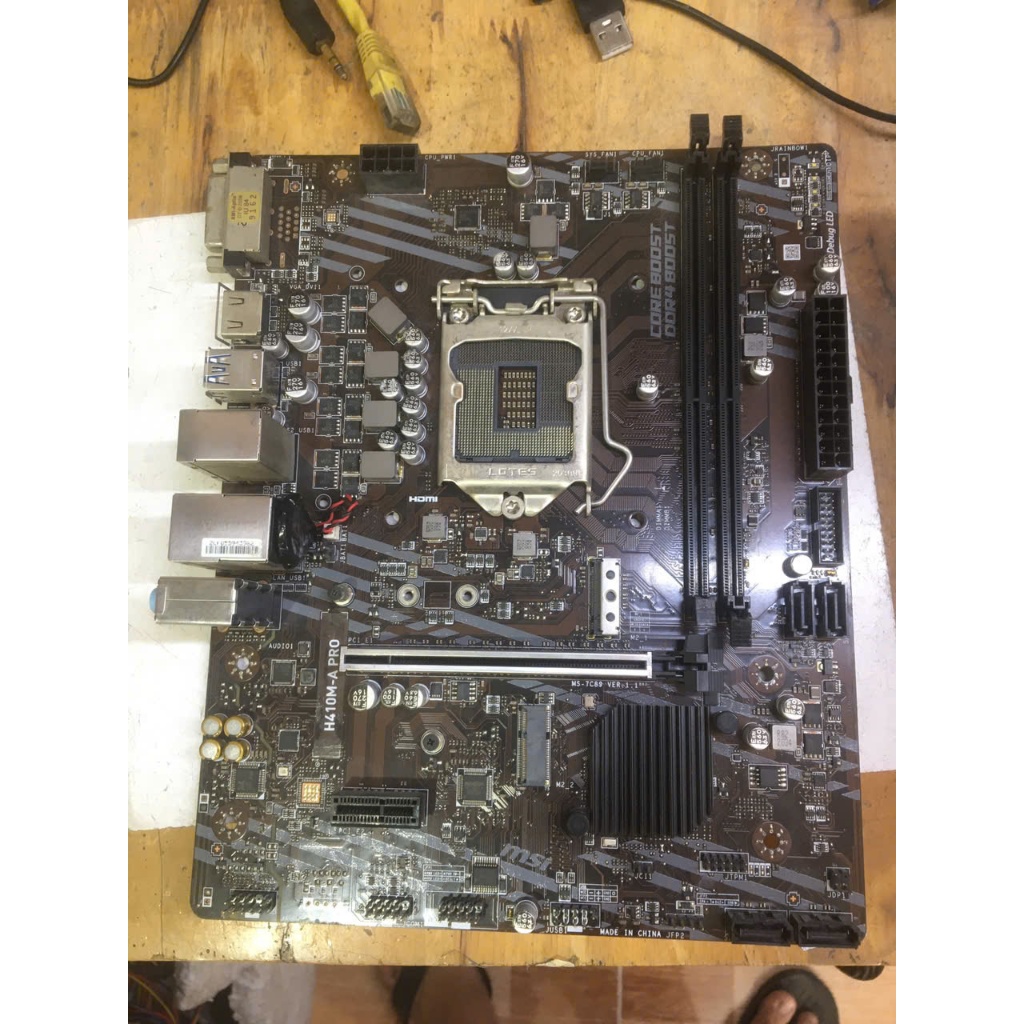 Mainboard MSI H410M-A PRO hàng chính hãng
