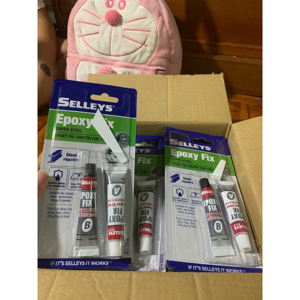 Keo gắn sắt AB Epoxy Fix Selleys - keo 2 thành phần