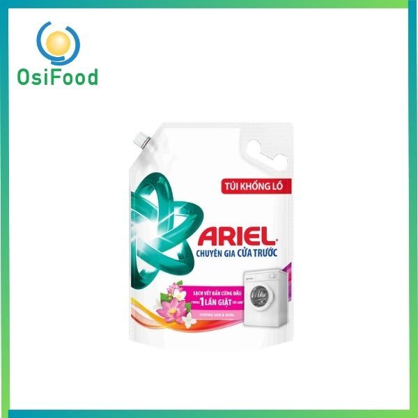 Nước giặt Ariel hương sen & nhài cửa trước túi 3.7kg