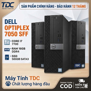 Máy tính bàn DELL OPTIPLEX 7050 SFF CORE I7 7700 | RAM 16GB | SSD 500GB. Bảo hành 12 tháng 1 đổi 1