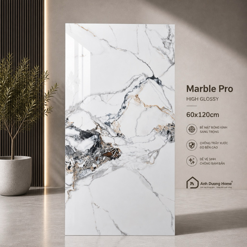 Combo 20m2 gạch lát nền 60x120 siêu bóng
