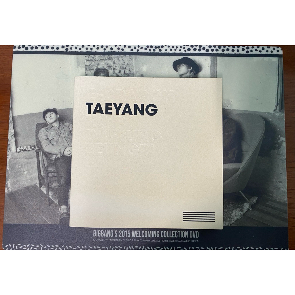 BIGBANG OFFICIAL GOODS PHOTOBOOK MADE ALBUM VER TAEYANG