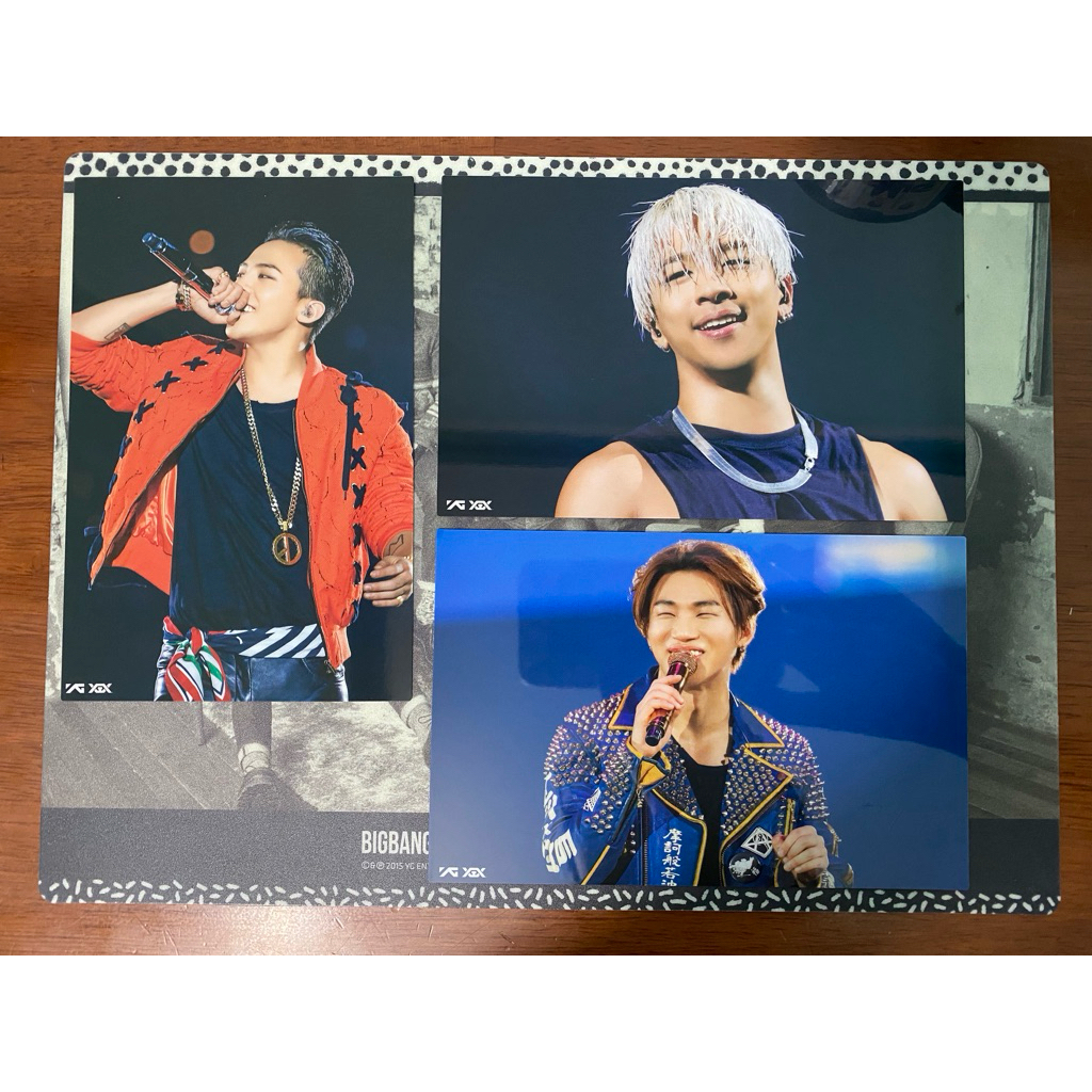 BIGBANG official goods Nhật card cứng sinh nhật VIP fanclub Nhật