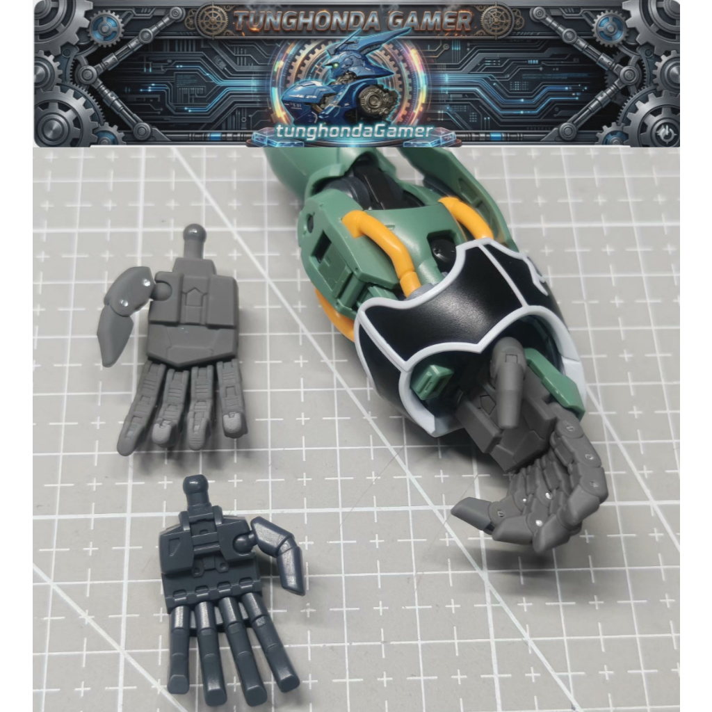 mô hình bàn tay 5 ngón có khớp cho MG 1/100 Axis kshatriya solomon phụ kiện | tunghondaGamer