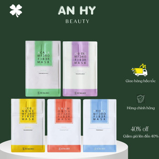 Mặt Nạ Vải Vi Sợi Be'Balance Micro Fiber Mask 3in1 Hỗ Trợ Dưỡng Sáng & Làm Đẹp Da - 𝐇𝐨̣̂𝐩 𝟏𝟎 𝐌𝐢𝐞̂́𝐧𝐠