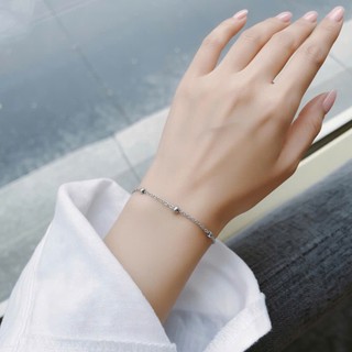 Lắc Tay Bi Dây Mảnh Titan Ko Đen TT 3893