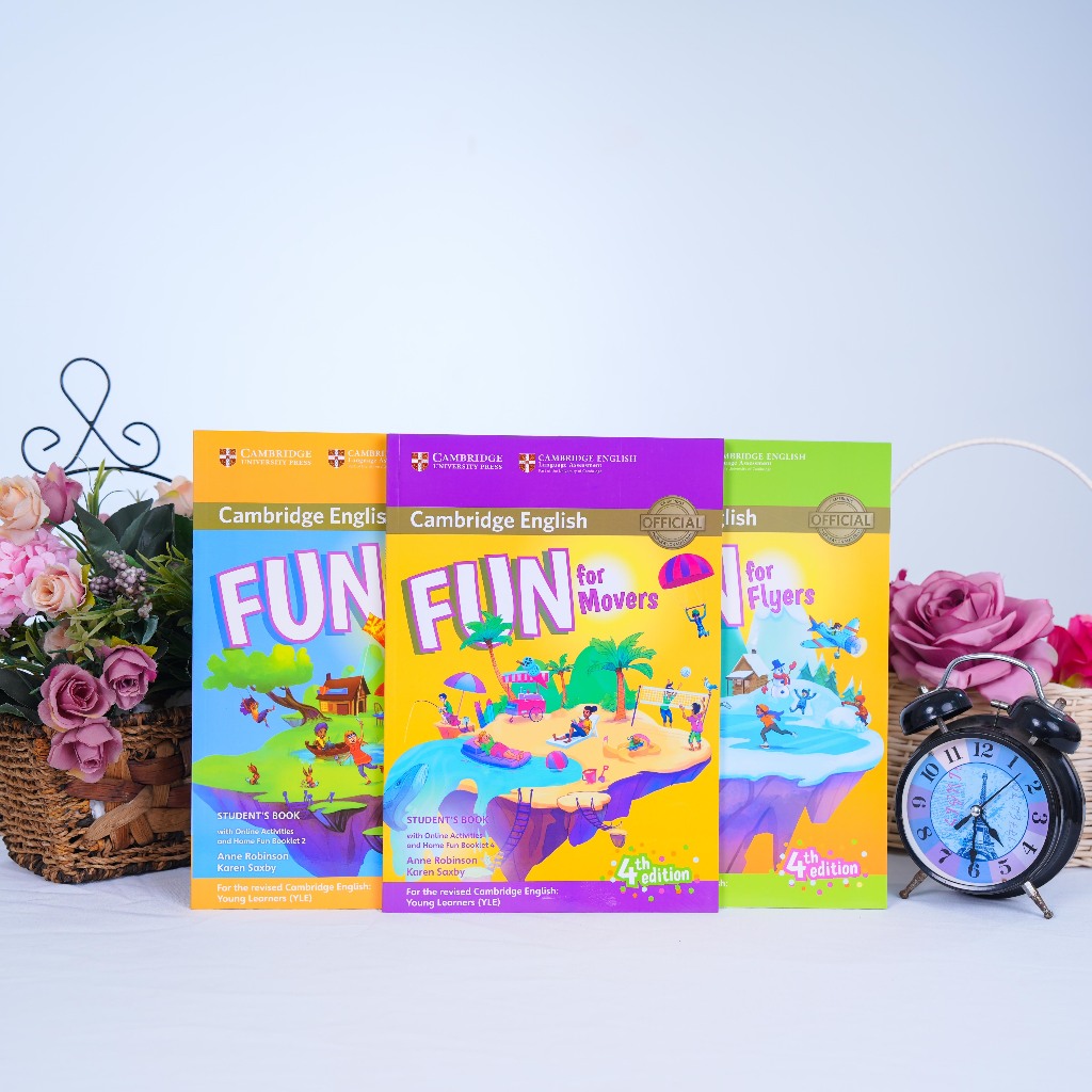 Sách - Fun For Starters, Movers, Flyers + Tặng File Nghe