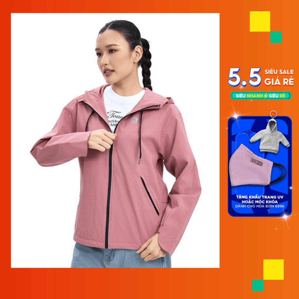 Áo Khoác Dù Nữ Trượt Nước Couple TX Signal Logo Form Relax WOP 2087 | BigBuy360 - bigbuy360.vn
