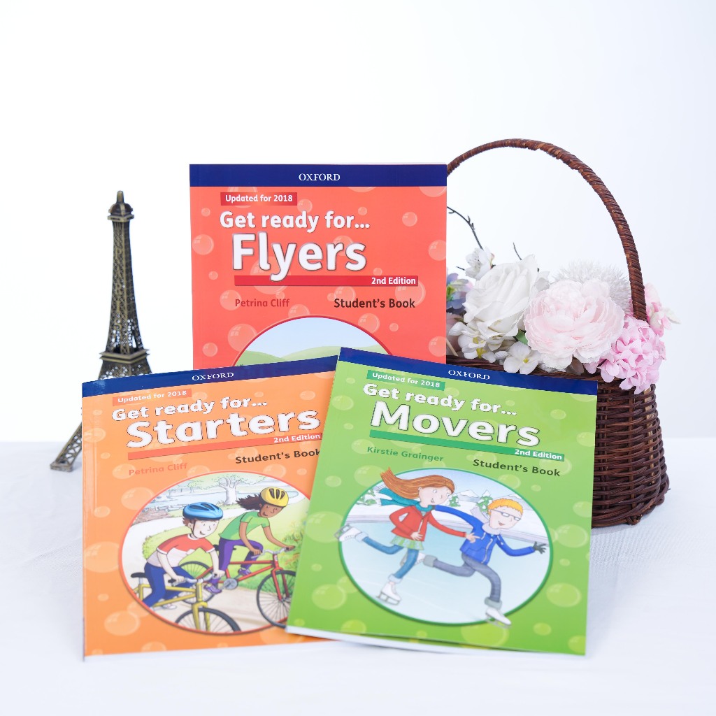 Sách - Get ready for Starters, Movers, Flyers + File Nghe
