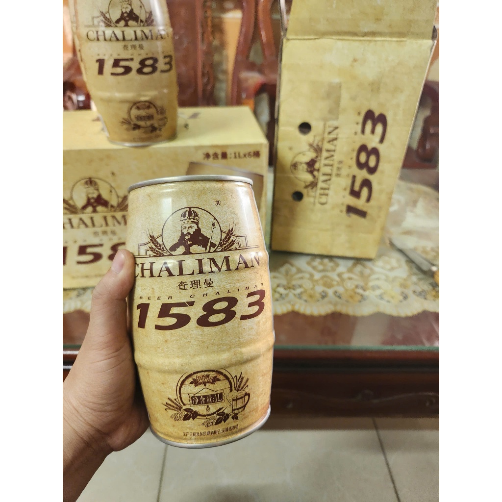 Bia Chaliman 1583 1 bom x1 lít