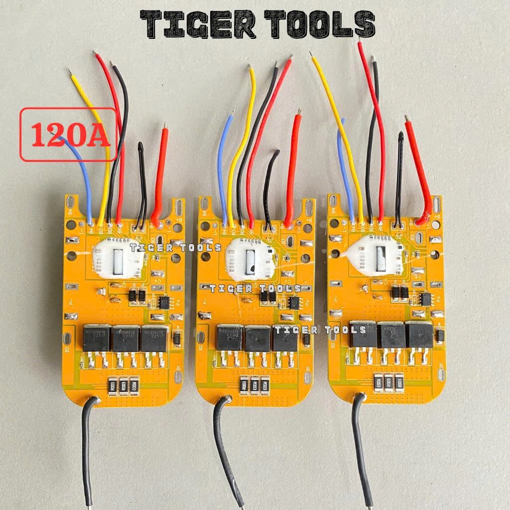 Mạch Pin Makita 5S 120A 18V–21V 3FET – & Bảo Vệ Đa Tầng, Tải Lớn, Nhận Máy Hãng, Dùng Cho Pin 18650 