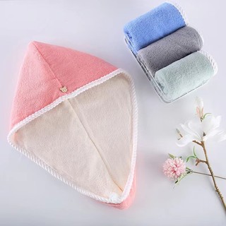 Khăn trùm đầu quấn ủ khô tóc siêu tốc