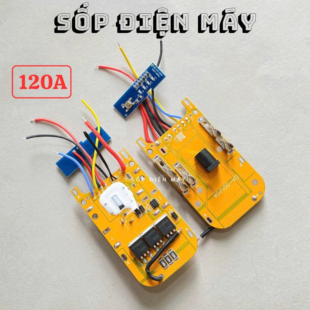 Mạch Pin Makita 5S 120A 18V -21V 3Fet 120a  và bảo vệ đa tầng tải lớn chân pin phổ thông