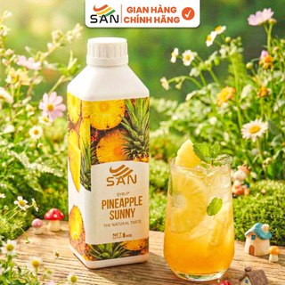 Syrup/siro ĐÀO SAN (có mẫu thử) - Trái Cây Tự Nhiên - Hương Thơm, Màu Sắc Nổi Bật