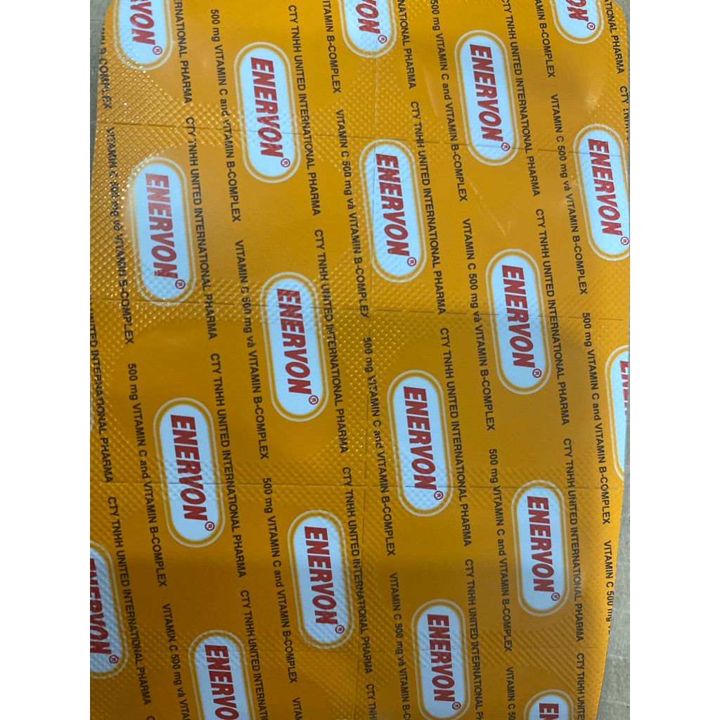 Enervon plus - vitamin C + B complex + zinC (vitamin nhóm B, C, kẽm và khoáng chất (magnesi, calci) effervescent