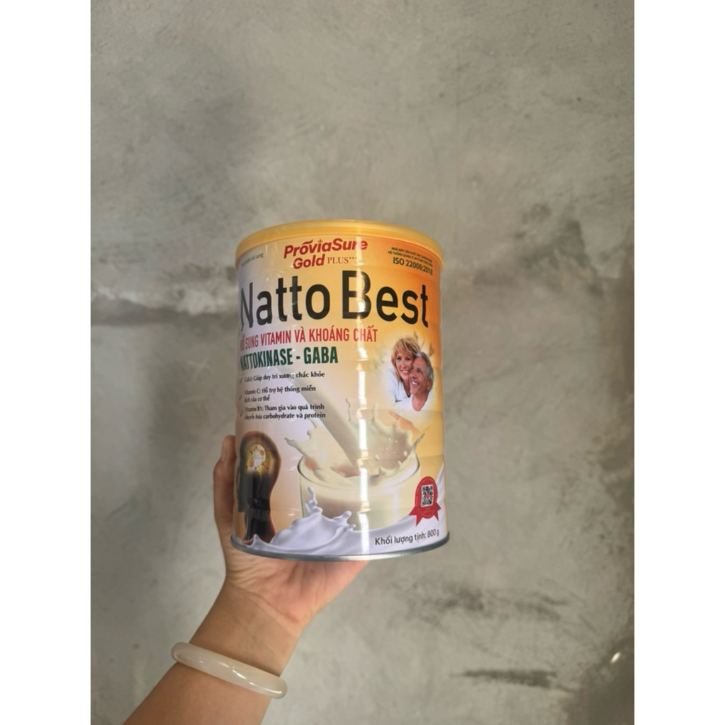 Sữa bột Natto best proviasure gold hỗ trợ tuần hoàn não , cải thiện trí nhớ , giảm đau đầu giúp ngủ 