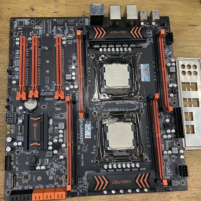 Combo main X99-F8D Dual + 2 CPU Xeon E5-2680V4