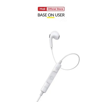 Tai nghe nhét tai Baseus Encok H17 jack cắm 3.5mm  tích hợp micro chất liệu ABS siêu bền, dài 110cm