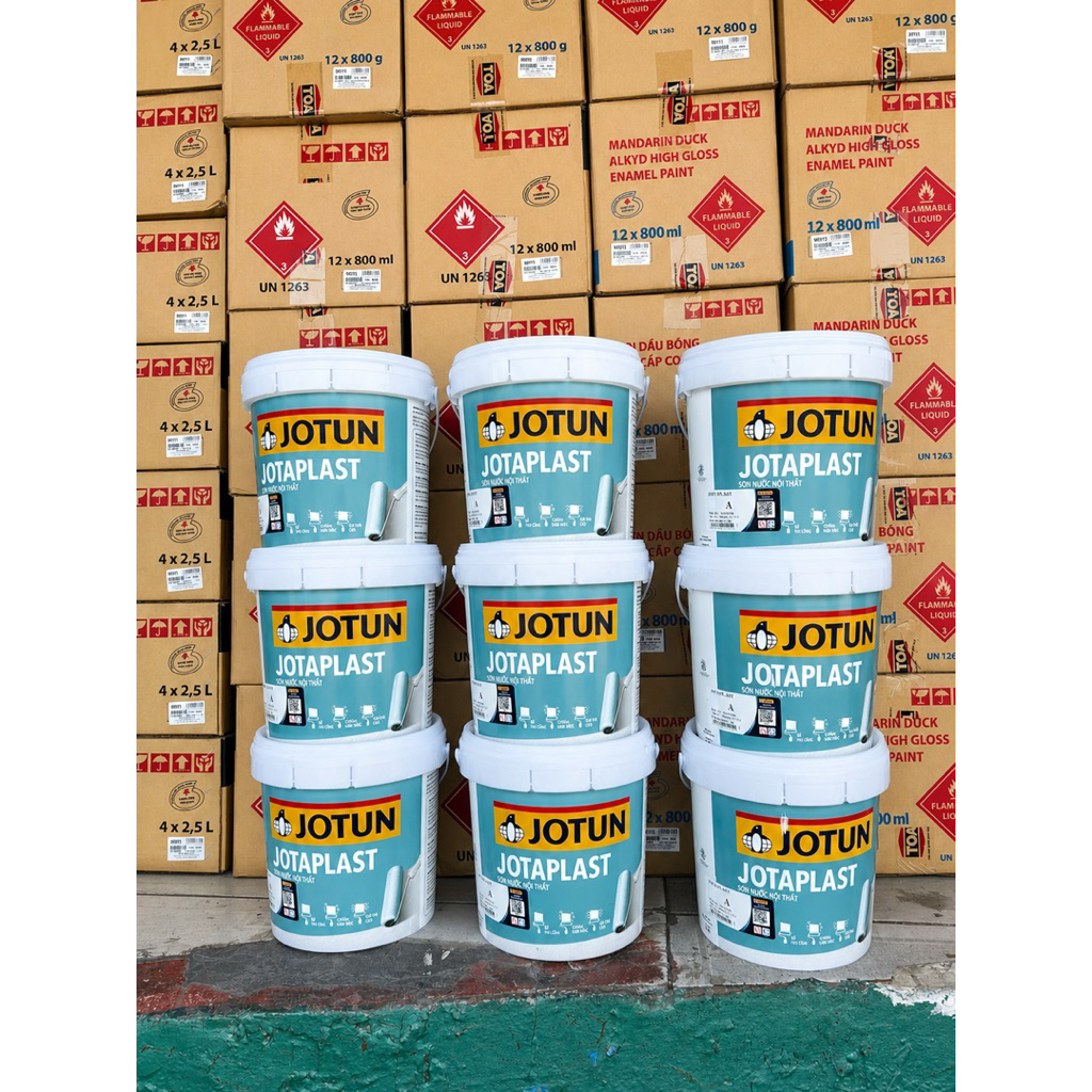 SƠN NƯỚC NỘI THẤT JOTUN JOTAPLAST -5L (Bề Mặt Láng Mịn, Chống Nấm Mốc)