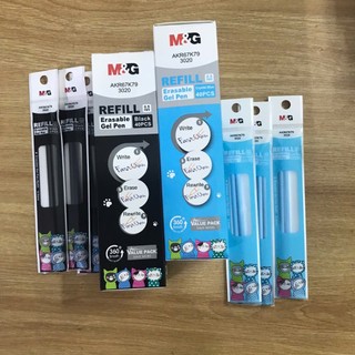 Combo 10/20/40 Ruột Viết 3020 Ngòi bi 0.5mm Bút Tẩy Xóa Mực M&G – Thay Thế Cho Bút 7575/7574