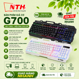 Bàn phím chơi game đổi màu G700 Led giả cơ siêu đẹp